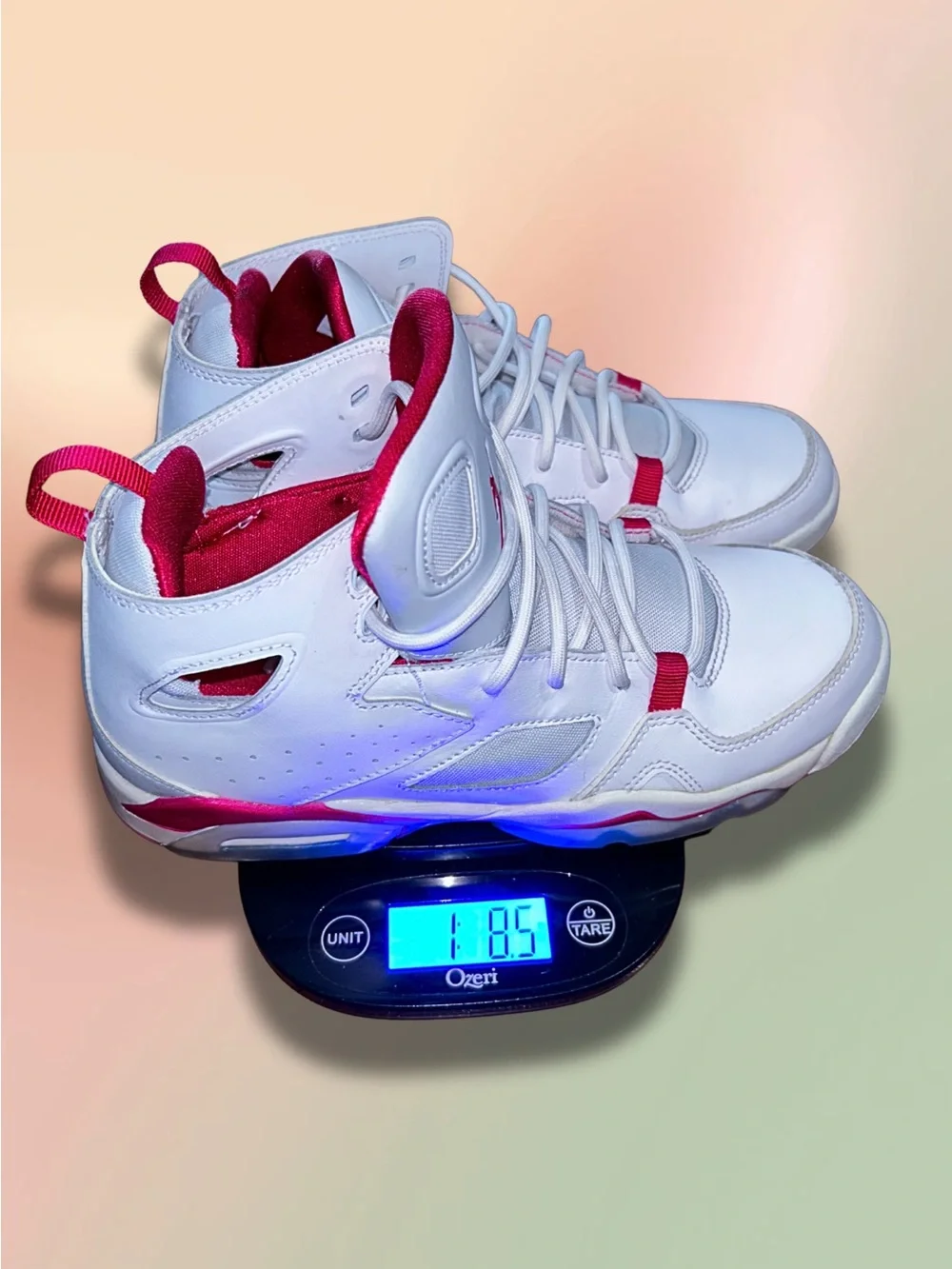 Nike Air Jordan Max Aura 3 GS White Red DM1685-102 Youth 5.5Y Basketball